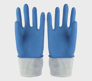 FE107-S Spray unten Haushalt Latex-Handschuhe