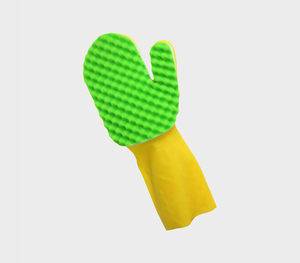 No.8 PU Sponge cleaning glove
