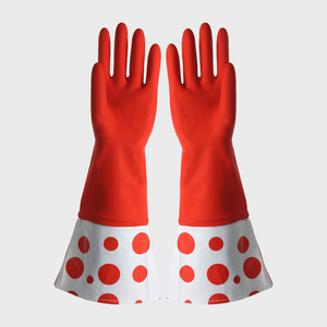 FE501 Cuff-lengthened Household Latex Gloves