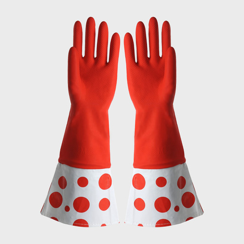 FE501 Cuff-lengthened Household Latex Gloves