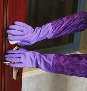 FE609 niedrige PVC-Handschuhe
