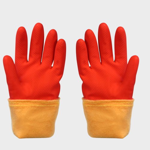 FE-NO.6018 Warm  Rubber Gloves 